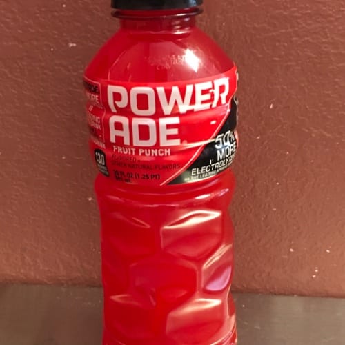 Fruit punch Power Ade (20oz).