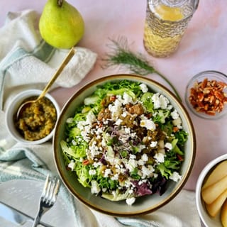 Sausage & Pear Salad